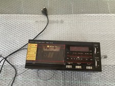 VINTAGE ANNI 80 ALPHA TEK STEREO CASSETTE RADIO CLOCK *48