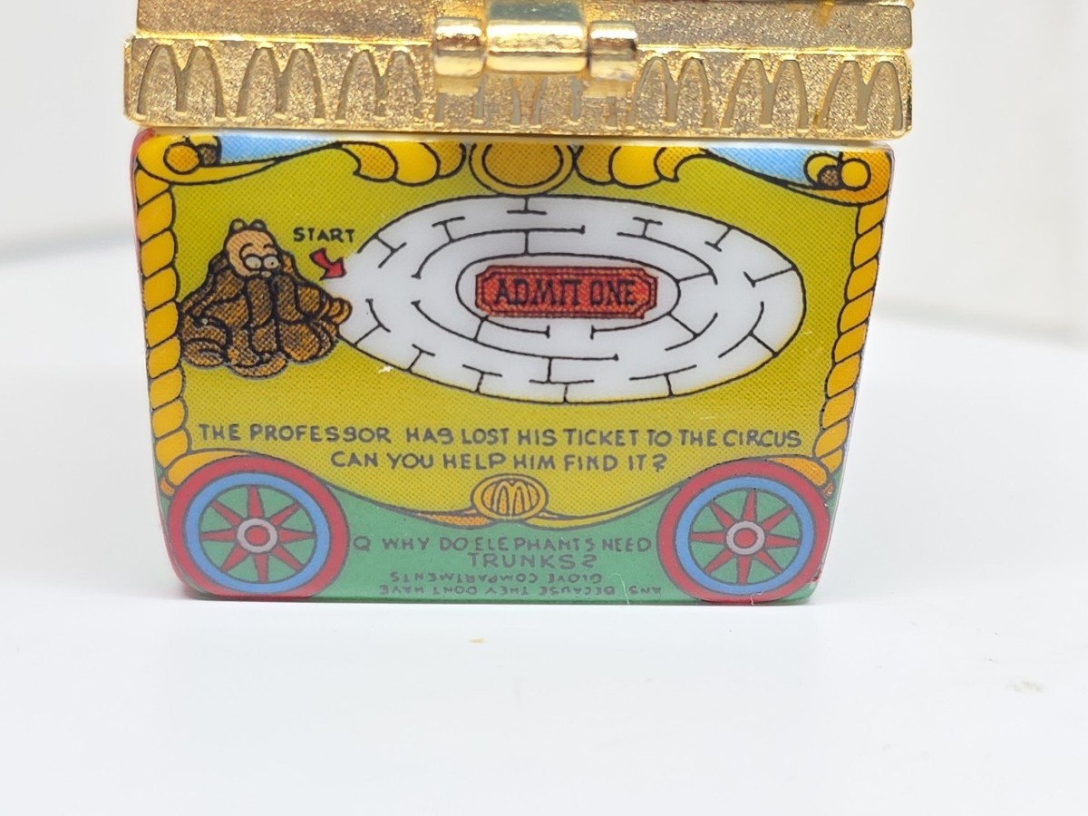 McDonalds McMemories Trinket Box Ronald McDonald Mayor McCheese