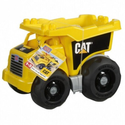 Mega Bloks DCJ86 Caterpillar Large Dump Truck - Yellow
