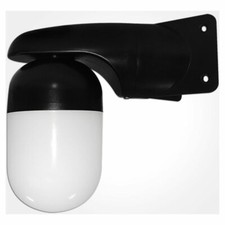Eterna WELLBKSTD LED 'Wellglass' Corner Mounted Light Fitting - Standard (Black)
