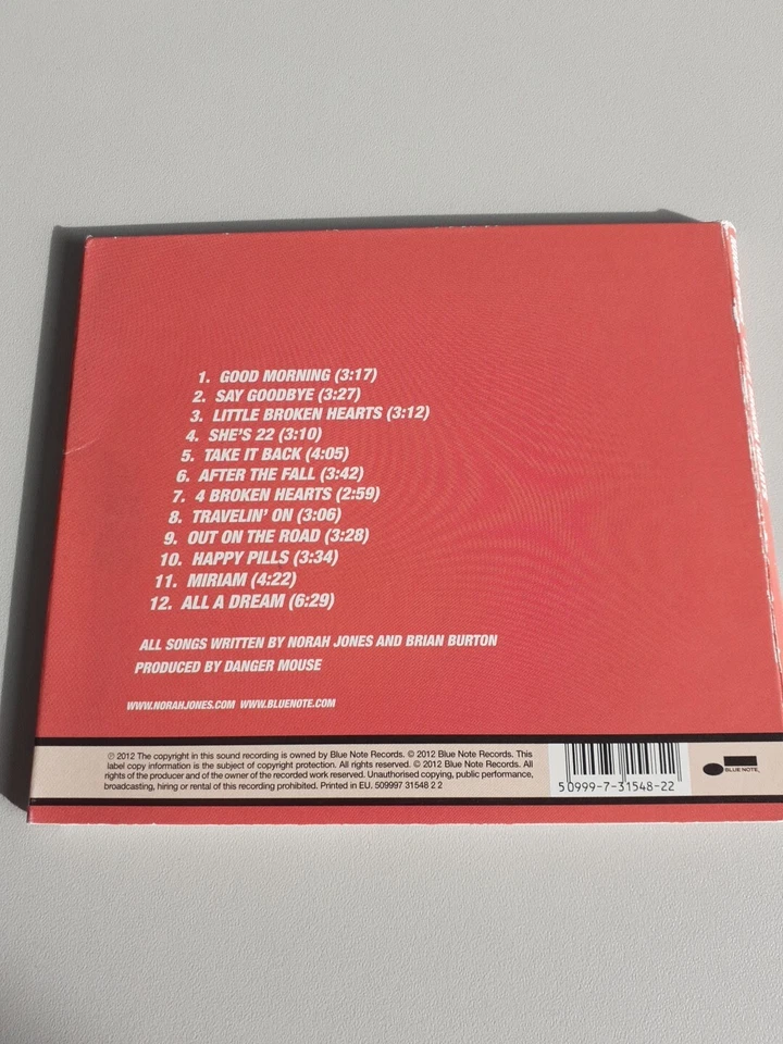 CD Norah Jones - Little Broken Hearts - Digipak - Bild 2 von 4