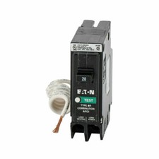 4-pack New Eaton BRP120AF Circuit Breaker 20 AMP 1 Pole BR Combination AFCI