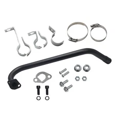 Exhaust for Mini Bike Predator 196cc 212cc Honda GX200 GX160 Engines Low-Profile