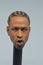 HOT FIGURE TOYS SCALA 1/6 Allen Iverson Enterbay headplay personalizzato 