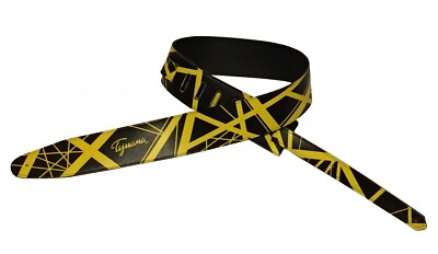evh striped guitar strap