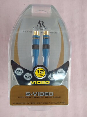 AI ACOUSTIC RESEARCH High Performance 12FT S-Video Cable Home Theatre APO22