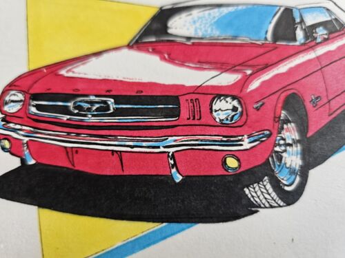 Mustang Camaro Street Rod Coupe T. Frederick ORIGINAL ART Car Hot Rod Drawing - Picture 3 of 13