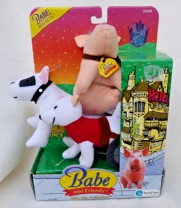 BABE & FRIENDS 3PCE PLUSH MINI CITY COLLECTION NEW IN BOX- 1998-UNIVERSAL STUDIO
