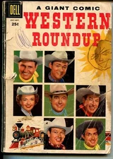 Western Roundup #15  1956 - Dell  -P/FR - Comic Book