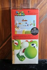 SUPER MARIO BROS Nintendo Build a Scene 45 Wall Decals Peel Stick Mural Art