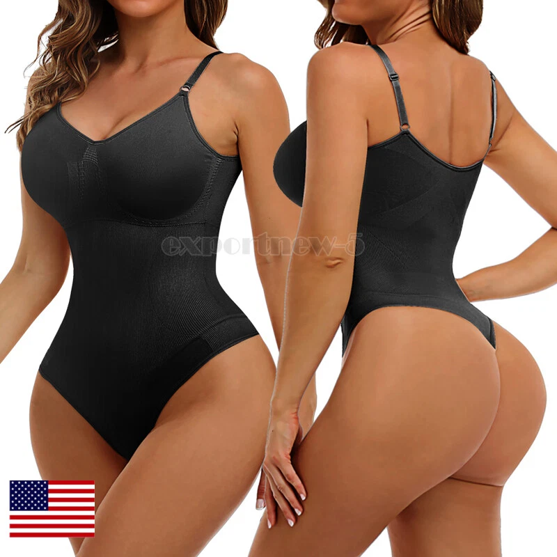 Women Shapewear Bodysuit Full Body Shaper with Sleeves 3 in 1 Post Surgery  Firm Control Fajas Compression Garment