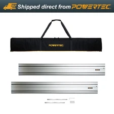 POWERTEC 110" Track Saw Guide Rail Joining Set for Kreg Track Saws (71992)