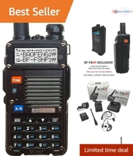 Baofeng UV-5R 3rd Gen 8-Watt Dual Band Radio Full Kit - Waterproof & Powerful