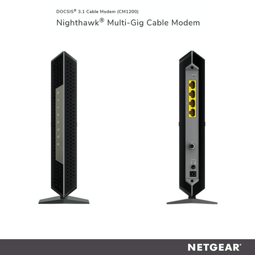 NETGEAR Nighthawk CM1200 DOCSIS 3.1 Modem kablowy | Do 2 Gbps | - Zdjęcie 2 z 8