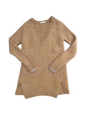 Celine Phoebe Philo Era Brown Wool Sweater Size M