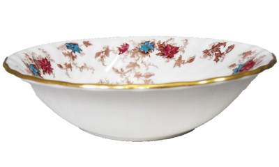 ANCESTRAL S376 by Minton Fruit Saucer 5.25'' NEW NEVER USED made in England