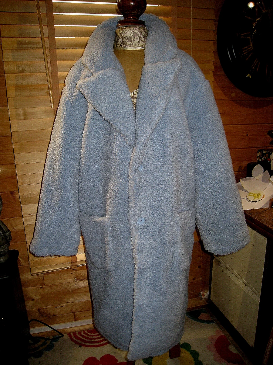 Blue teddy cheap bear coat