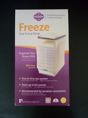 Milkies NEW Freeze Organizer for Breast Milk Storage in Freezer, Easy to use!