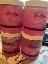 (4)Queen Helene Styling Gel Hard To Hold Level 7 (16 Ounce)