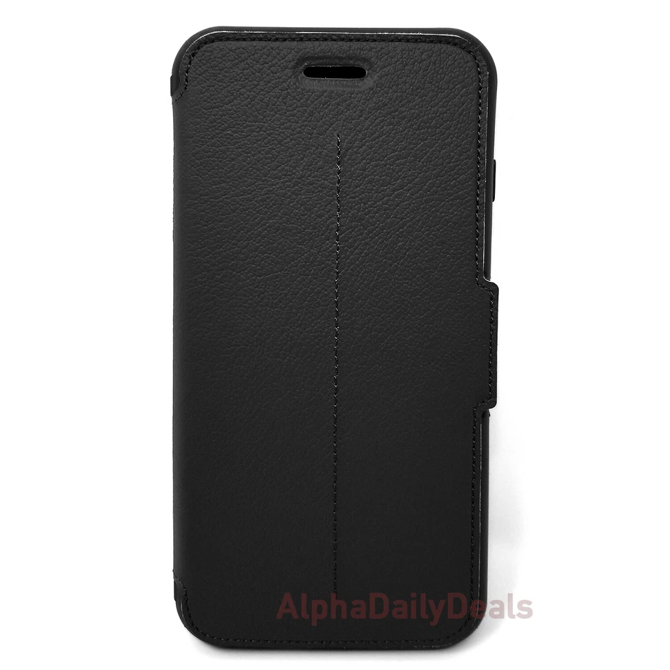 OtterBox Strada iPHONE 6 6S PLUS Wallet Protective Case Folio Cover Black - Image 2 of 4