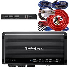 Rockford Fosgate R-300X4 Prime 300 Watt Full Range 4-Ch Amp 4 Channel Amp Kit