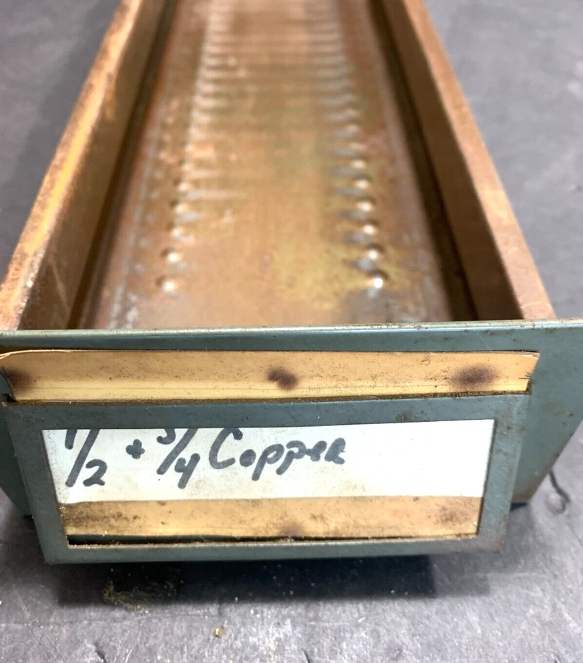 DIRECTOR Armario Industrial Acero Vintage CAJÓN 1 pieza. Hecho en USA Foto 2 de 4