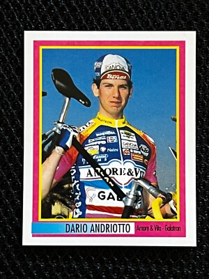 STICKER 78' GIRO D'ITALIA MERLIN COLLECTION DARIO ANDRIOTTO # 22 NO PANINI
