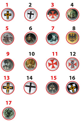 RITTERORDEN''BUTTONS''KREUZRITTER/DEUTSCHER/KNIGHTS/VIKINGS/KRIEGER TEIL 1/PIN