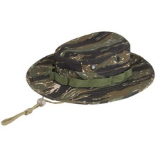 Vietnam Army Style Boonie Bush Camouflage Jungle Sun Hat Cap Tiger Stripe Camo