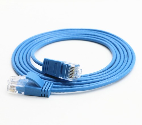6-100FT CAT 6A Ethernet Cable Lan Network Internet RJ45 Patch Cord lot Blue NEW - Picture 9 of 14