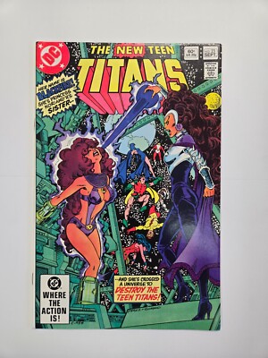 THE NEW TEEN TITANS #23 1ST COVER APP BLACKFIRE NEAR MINT UNREAD COPY 1982