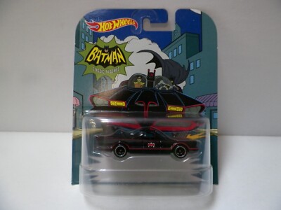2013 Hot Wheels Premium Retro- TV Series Batmobile Error  B1
