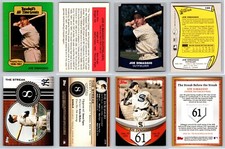 Joe DiMaggio 4 Card Lot - New York Yankees National Baseball Hall of Fame HOF