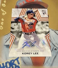 2023 Topps Baseball Stars Autographs #BSAKL Korey Lee Auto🔥🔥🔥
