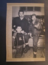 AP Wire Press Photo Yasser Arafat Leader of PLO says Syrians & Rebel advancing 