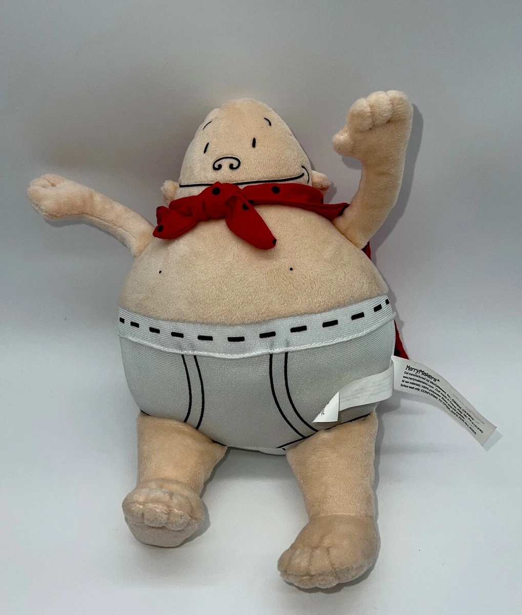 CAPTAIN UNDERPANTS Plush Toy Stuffed Animal Figure Doll 10'' Inch Merry  Makers