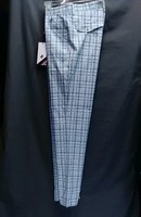Cross Pants, Nwt, Size 31x32, Golf/ski Wear, Blue Plaid, 4 Pockets, Regular Fit Cross Pants, Nwt, Size 31x32, Golf/ski Wear, Blue Plaid, 4 Pockets, Regular Fit