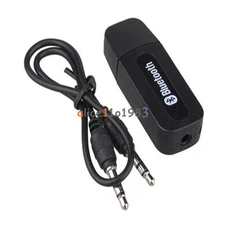 Wireless Bluetooth 3.5mm AUX Audio Mono Music Home Car Receiver Adapter Mic