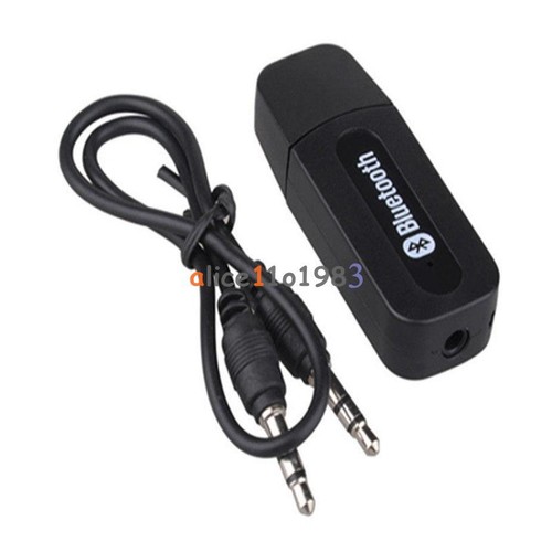 Wireless Bluetooth 3.5mm AUX Audio Mono Music Home Car Receiver Adapter Mic - 第 1/7 張圖片