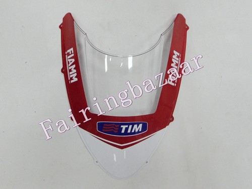 Fit for 2007-11 Ducati 848/1098/1198 Red White Black ABS Injection Fairing Kit - Picture 3 of 8