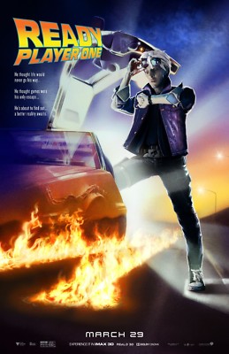 Ready Player One movie poster (e)  - 11'' x 17'' - Back To The Future