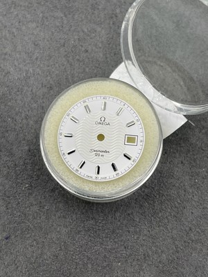 omega seamaster watch dial/ face ladys white dial 21mm