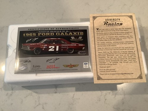 MARVIN PANCH & WOOD BROS AUTOGRAPHED 1965 URL AUGUSTA MOTOR DIECAST W/COA & CARD - Picture 7 of 20