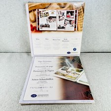 Creative Memories 12x12 White Scrapbook Pages and Protectors OLD STYLE 2004