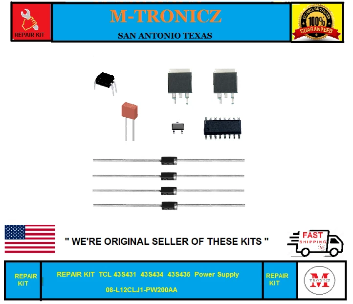Kit Carte Principale TCL 40FS3750 Avec Haut-parleurs – Pièce Détachée TV