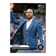 2020-21 Topps Now Chrome Derek Jeter Career Retrospective Cards Checklist 10