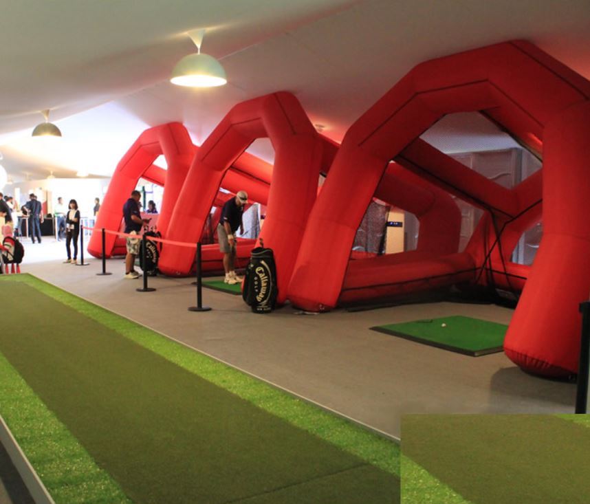 Inflatable Indoor Outdoor Golf Practice Swing Simulator Net Cage W