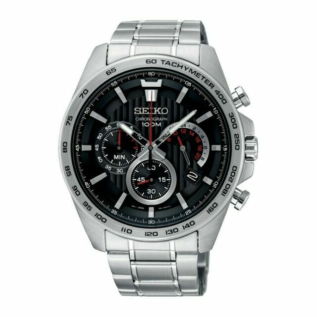 Seiko Men's Black Watch - SSB299P1 for sale online | eBay