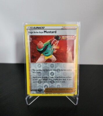 Pokemon TCG Single Strike Style Mustard SWSH - Battle Styles Reverse Holo |  eBay