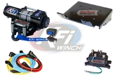 2000 LB KFI Cable Winch & Mount Kit Suzuki King Quad 400 4x4 2008-2023